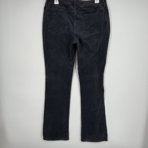 Old Navy Womens Size 8 Sweetheart Corduroy Pants Dark Gray Straight Leg Low Rise - Picture 5 of 7